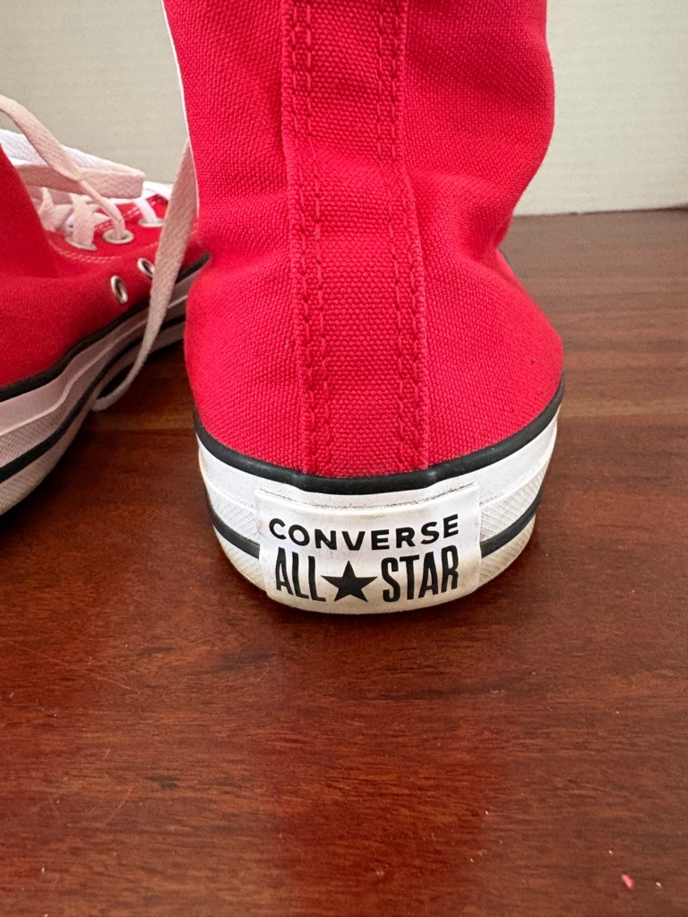 Converse Chuck Taylor All Star High Top Canvas Unisex Red Size 9 Men 11 Women - Picture 5 of 8